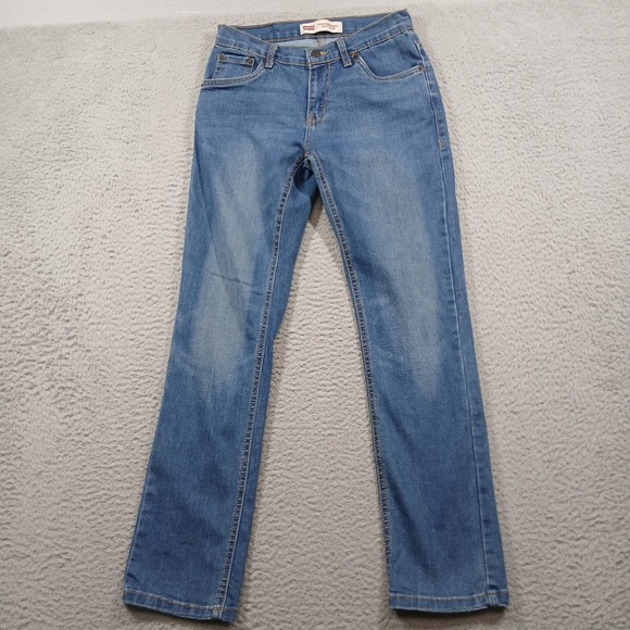Levi's 511 Slim Performance Jeans Big Boys 14 Regular W27 L27 Blue EUC - Picture 2 of 14
